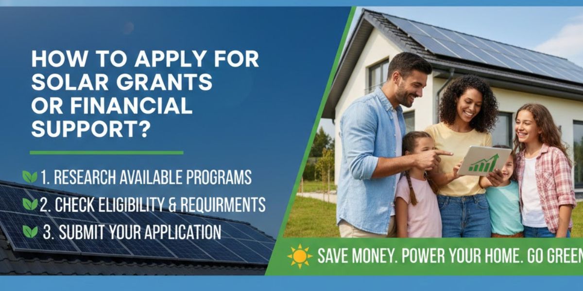 How to Apply for Solar Grants or Financial Support?