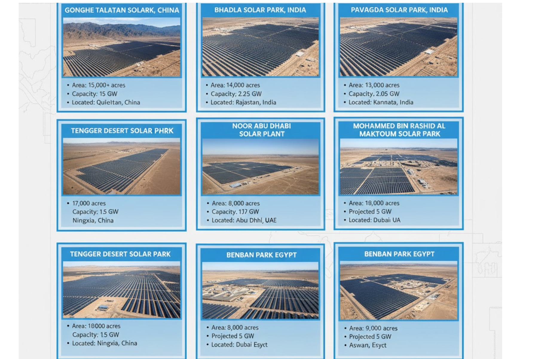 The Largest Solar Panel Farms in the World
