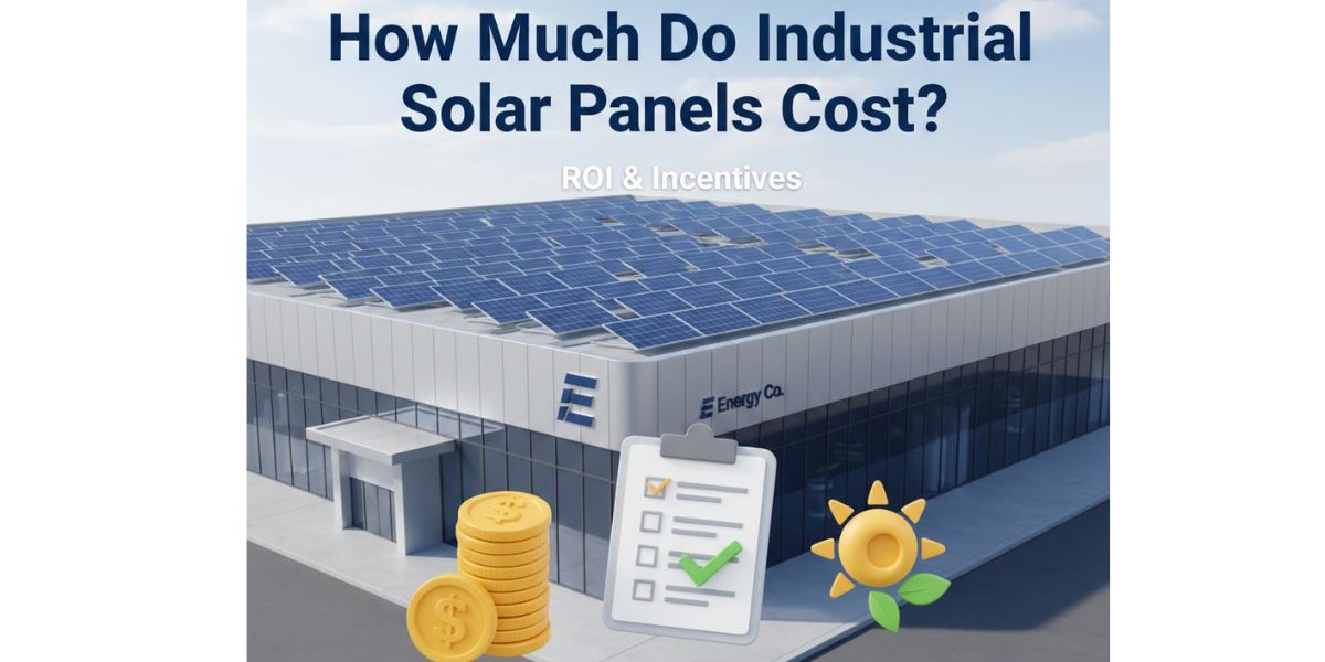 create an image banner on How Much Do Industrial Solar Panels Cost