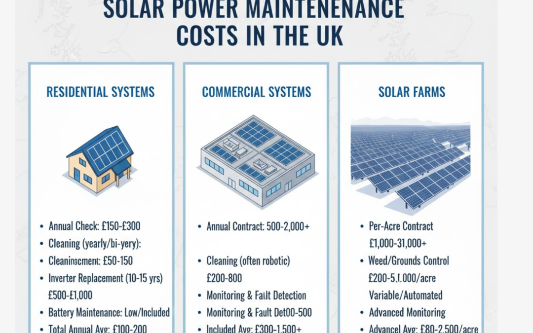 Solar Power Maintenance Costs in the UK